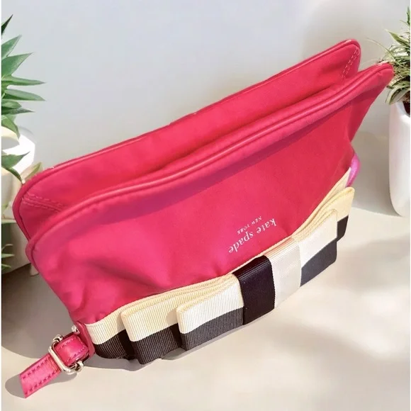KATE SPADE New York Limited Edition Bag – Rare Silver Lining – Pink Black Cream - Picture 5 of 11